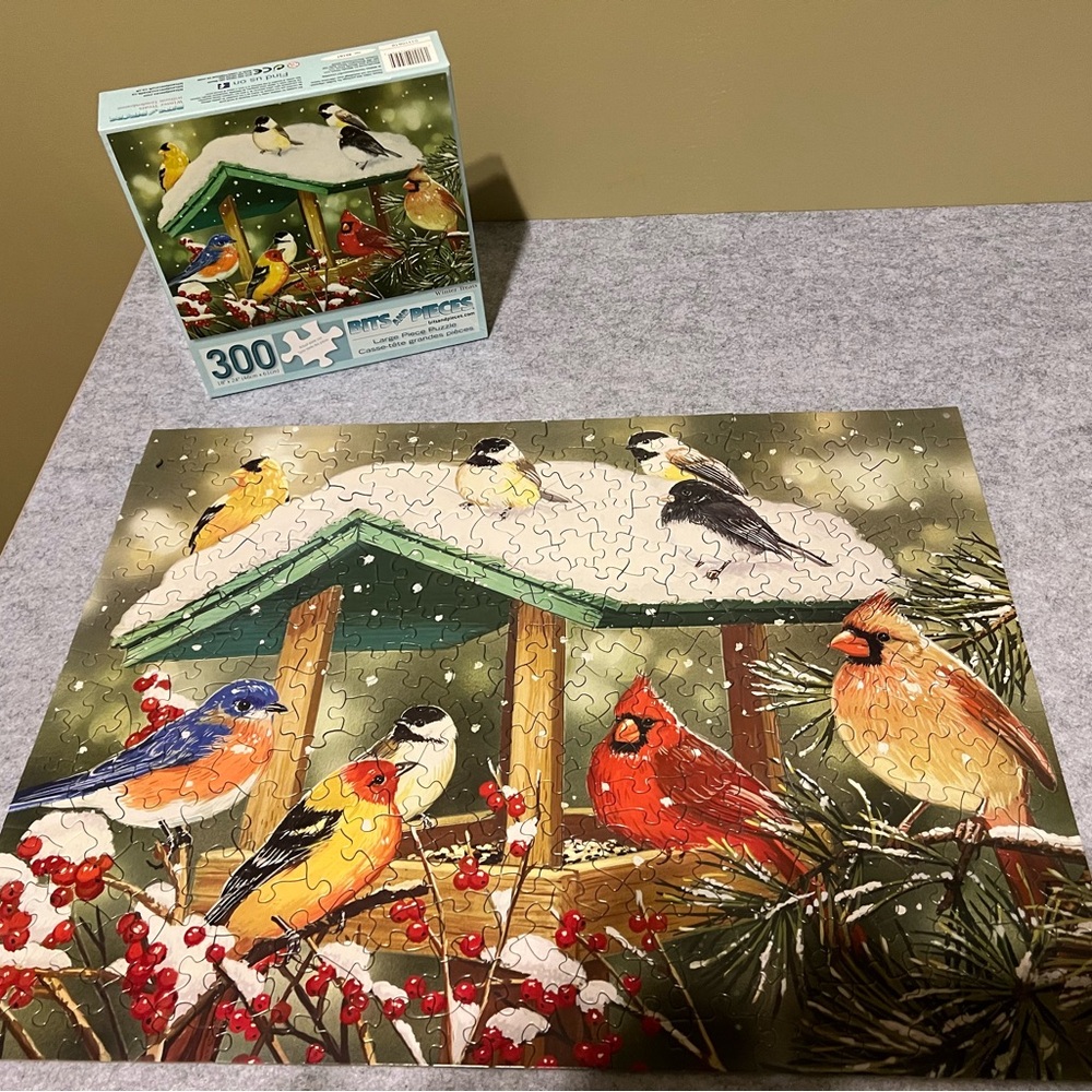 Winter Birds 300-Piece Puzzle